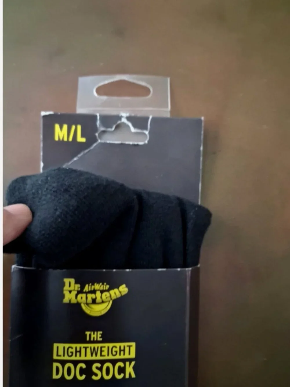 Dr. Martens The Lightweight Doc Sock M/L 9-14 Black The Lightweight Doc Sock